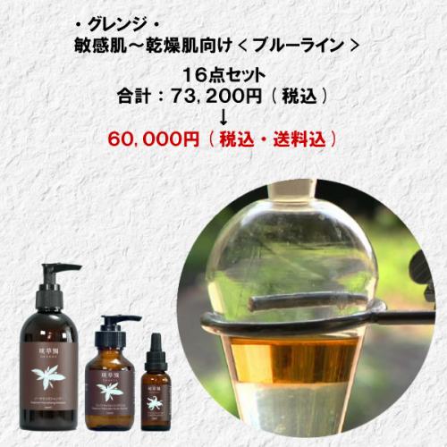 グレンジの全てが試せる!プレミアム フルセット(ブルーライン)敏感肌~乾燥肌向け